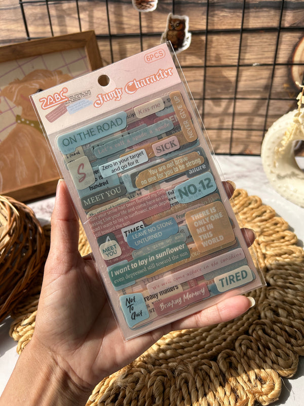 Journal Quote Sticker - Variant 06