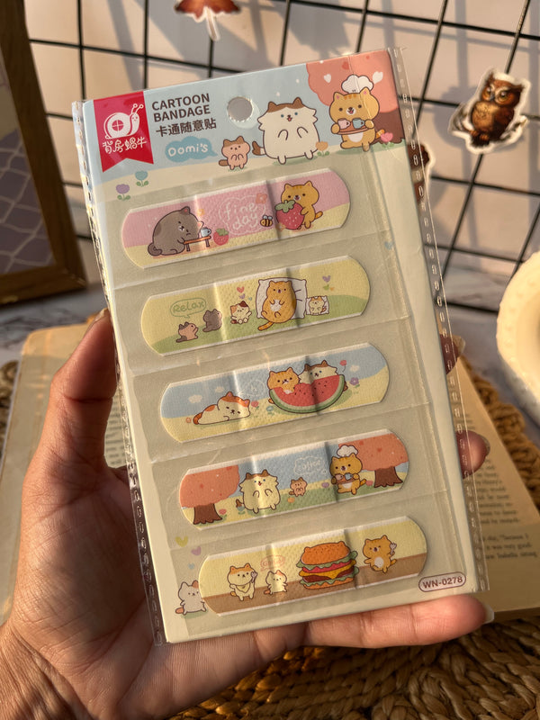 Cute Cartoon Bandages - variant 09