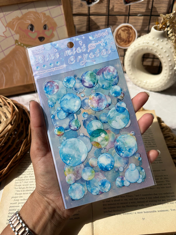 Journal bubble PET stickers - variant 03