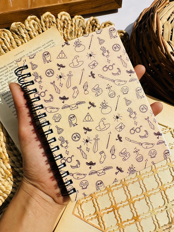 Aesthetic handmade paper journal - Harry Potter