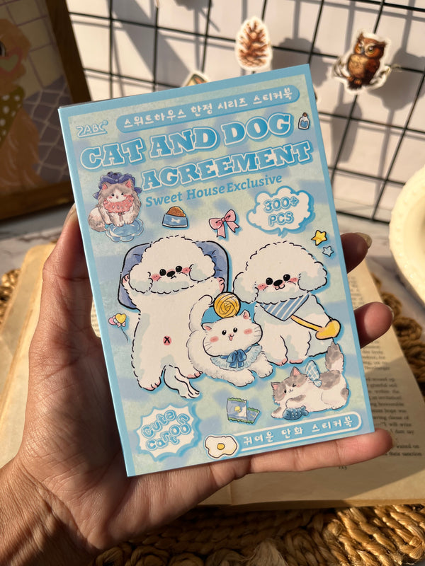 Cute cartoon animal PET sticker book - variant 03