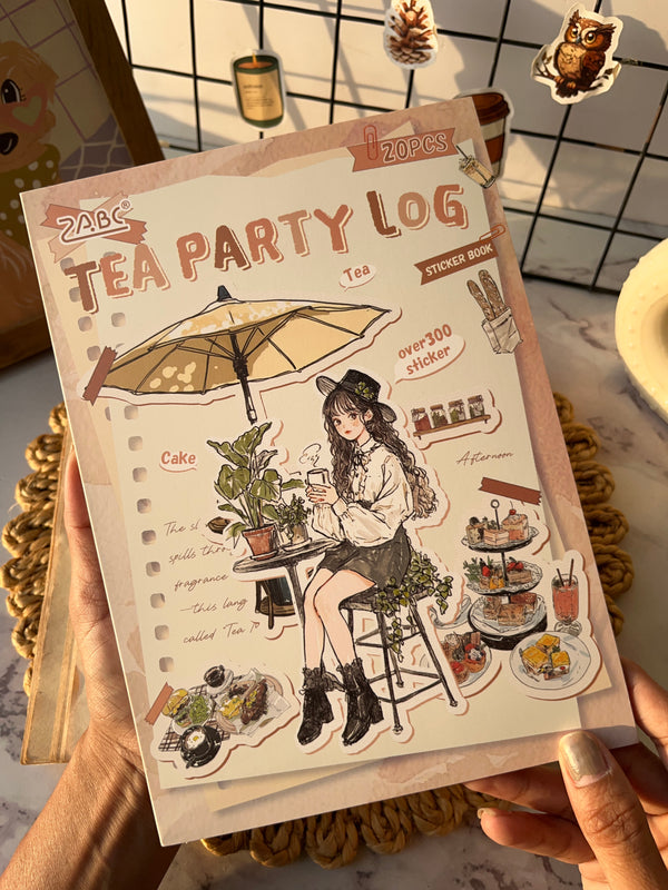 Happy Holidays Girl illustration
PET sticker book - variant 01