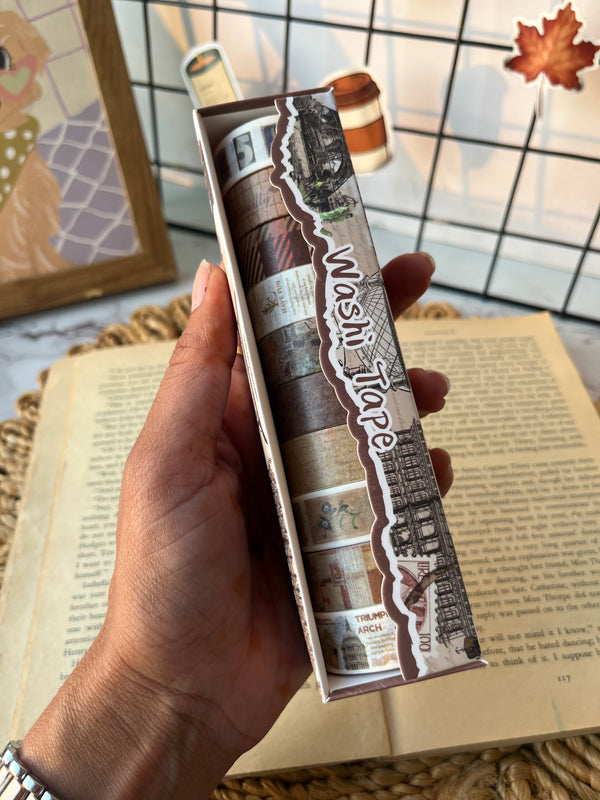 Vintage washi tape set