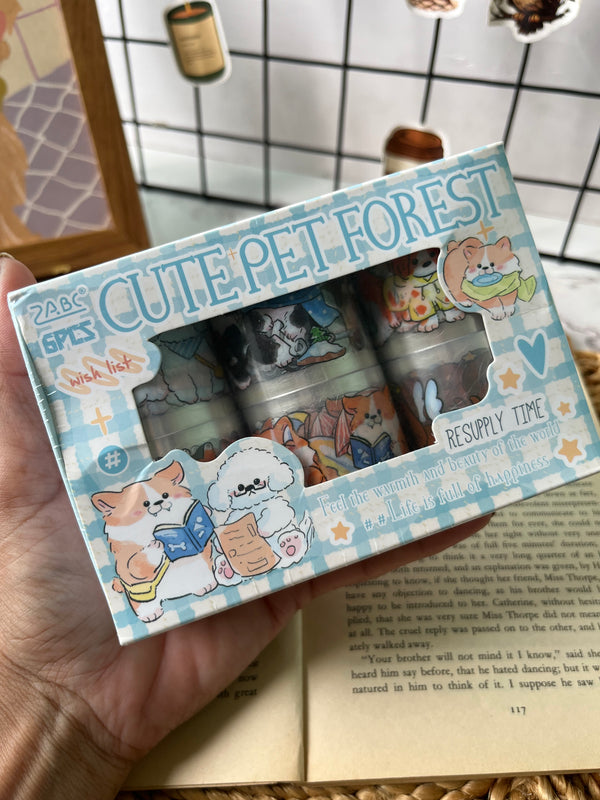 Cute PET Paradise tape set of 6 - variant 03