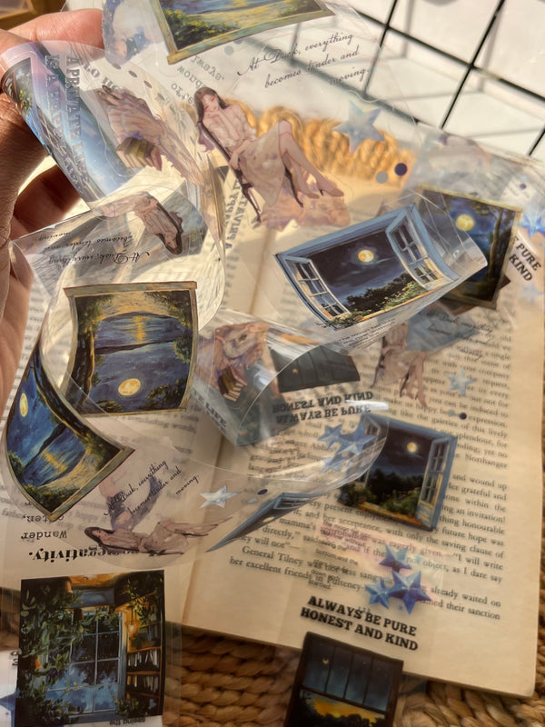 Through Her Window Girl PET
tape - variant 05