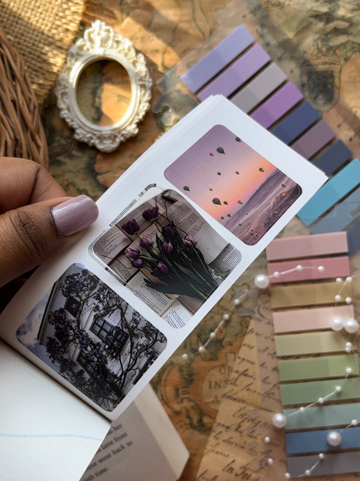 Cute lavender stickers for journals and scrapbooks - Shop ABC