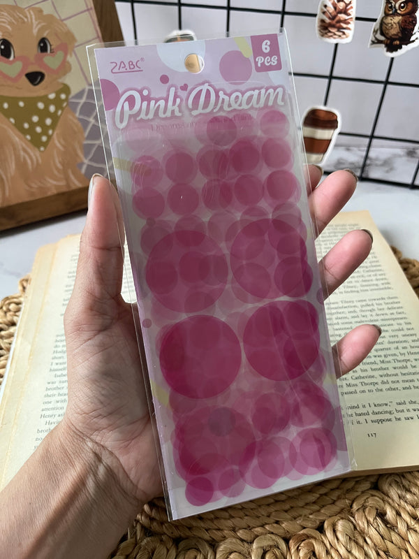 Journal Circle Dot stickers - variant 03