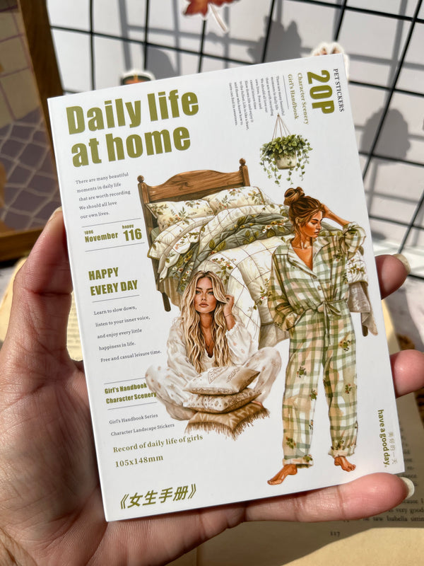 Daily Life Stories PET Sticker Book - variant 02
