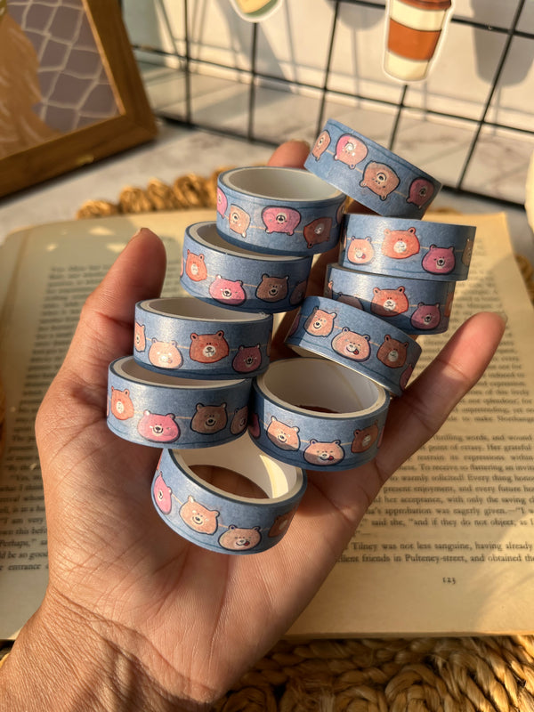 Cute animal theme washi tape - variant 01