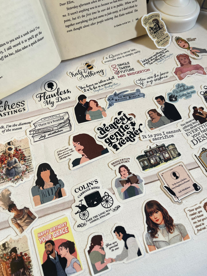 Bridgerton journaling kit with royal romance stickers and vintage theme – Shop ABC