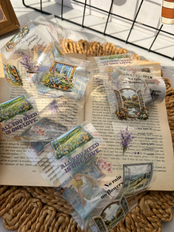 Through Her Window Girl PET
tape - variant 03