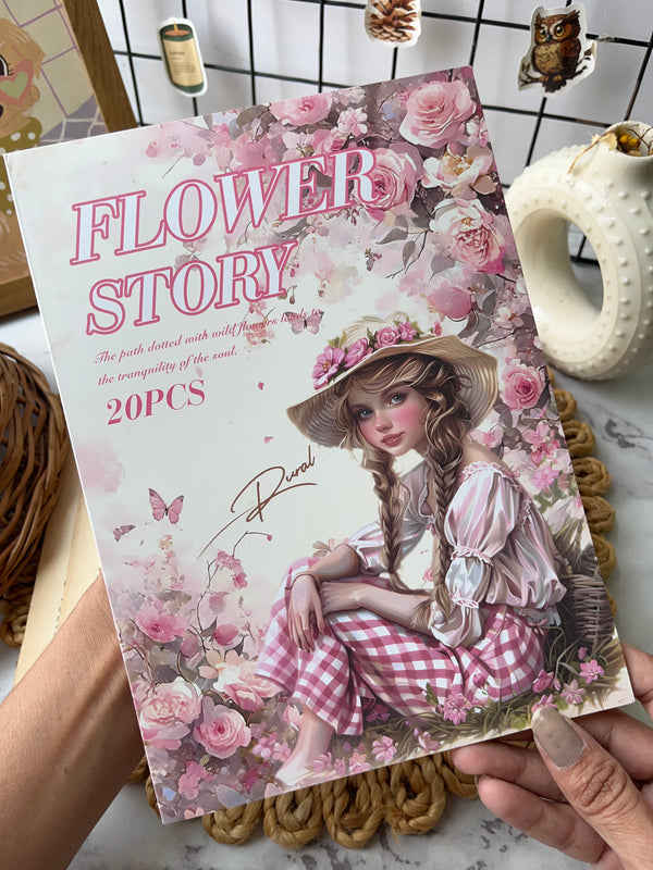 Vintage aesthetic journal sticker book series - variant 05
