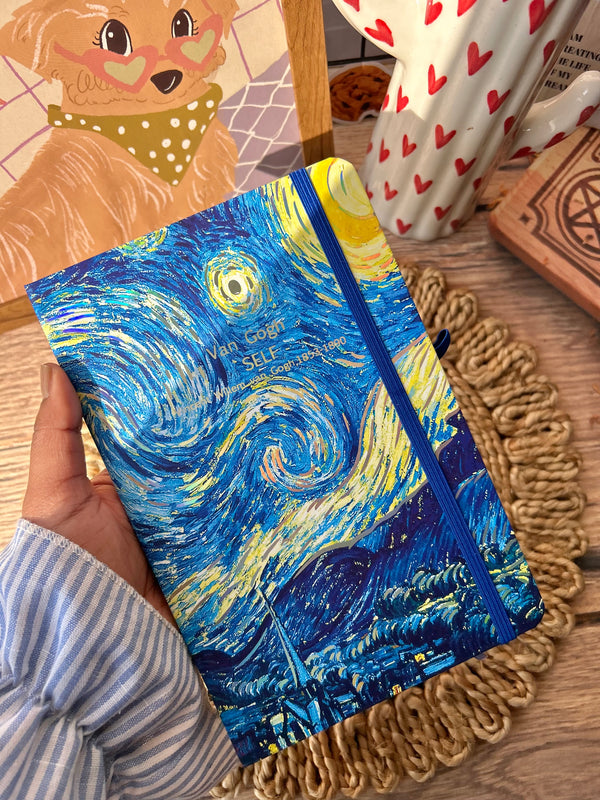 Van Gogh aesthetic ruled A5 Journal - variant 01
