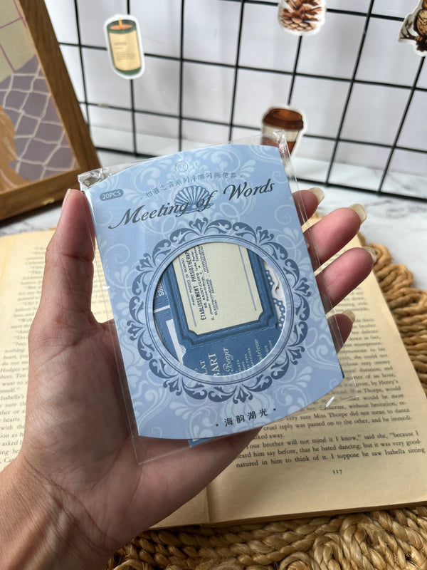 Vintage Verse Floral Memo Label Pack - variant 02