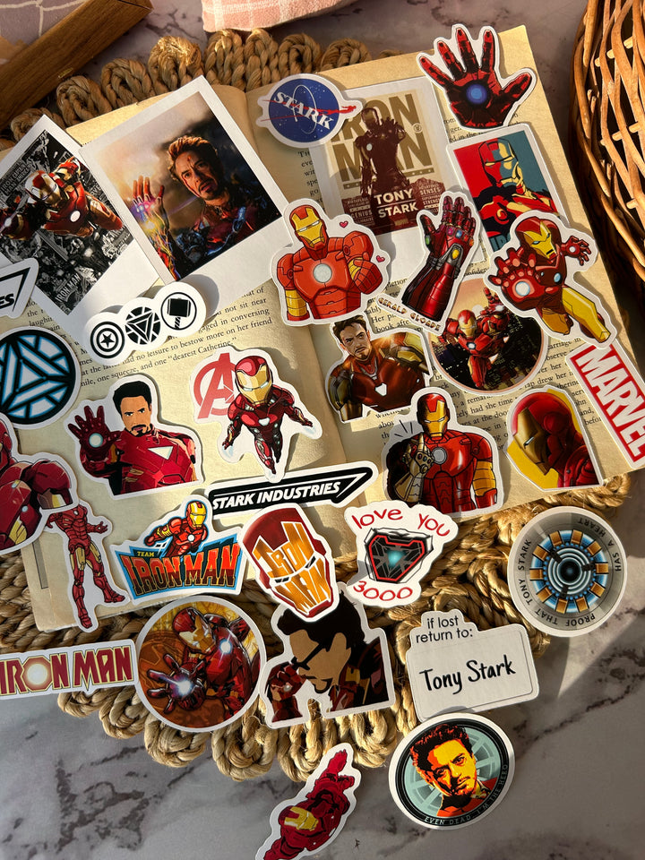 Iroman Compition Sticker Ironman stickers - Marvel series | Shop ABC | Journaling Supplies ...