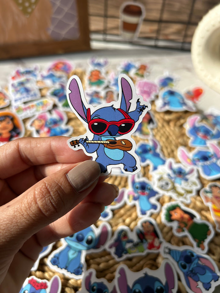 Lilo and Stitch sticker pack with cute cartoon designs – Shop ABC
