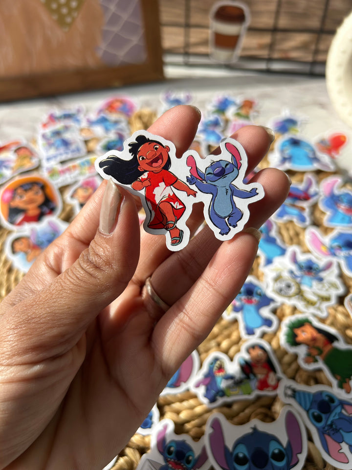 Lilo and Stitch sticker pack with cute cartoon designs – Shop ABC