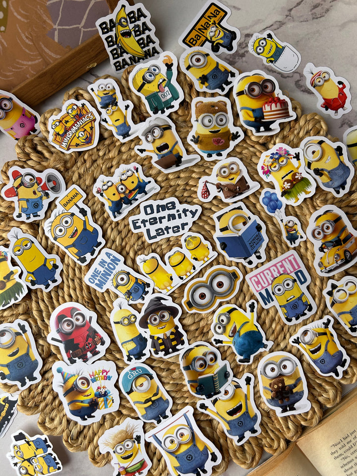 Minions sticker pack with cute cartoon designs – Shop ABC