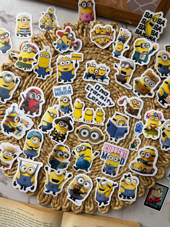 Minions sticker pack with cute cartoon designs – Shop ABC