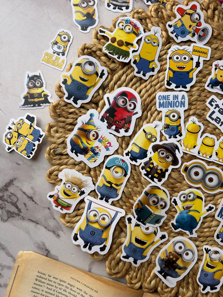 Minions sticker pack with cute cartoon designs – Shop ABC