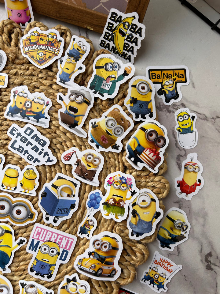 Minions sticker pack with cute cartoon designs – Shop ABC