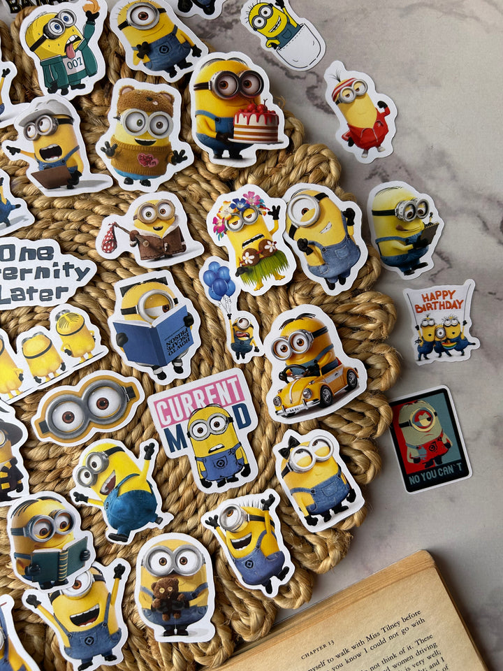 Minions sticker pack with cute cartoon designs – Shop ABC
