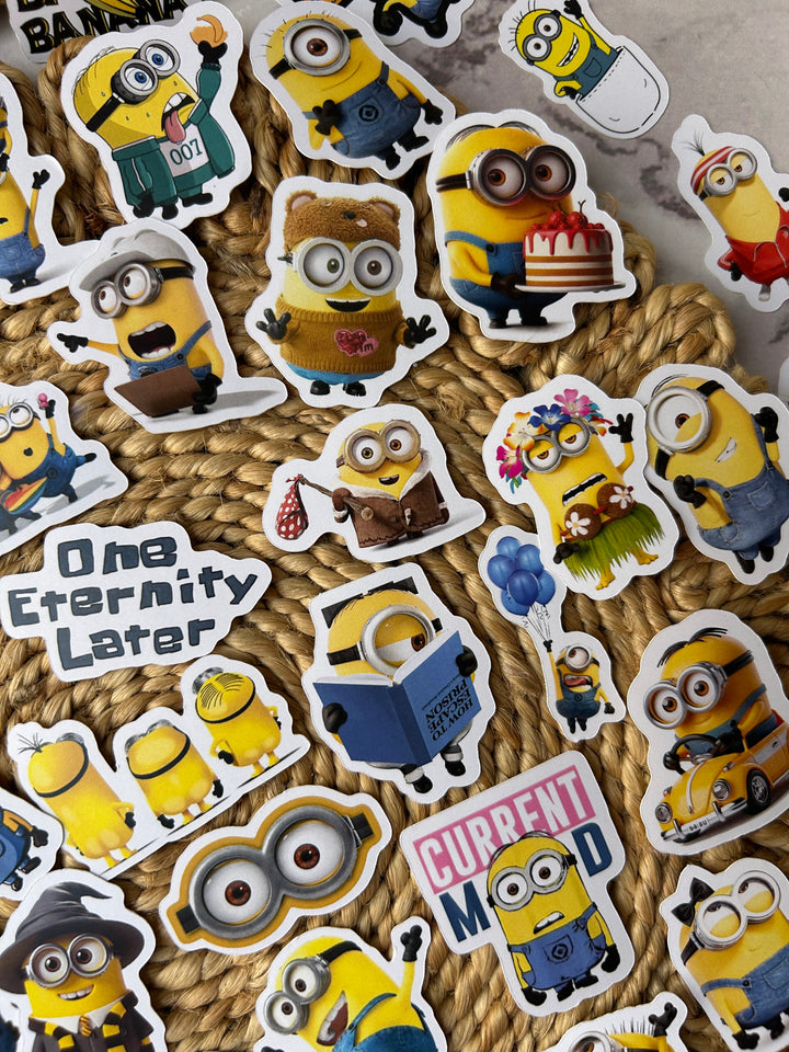 Minions sticker pack with cute cartoon designs – Shop ABC
