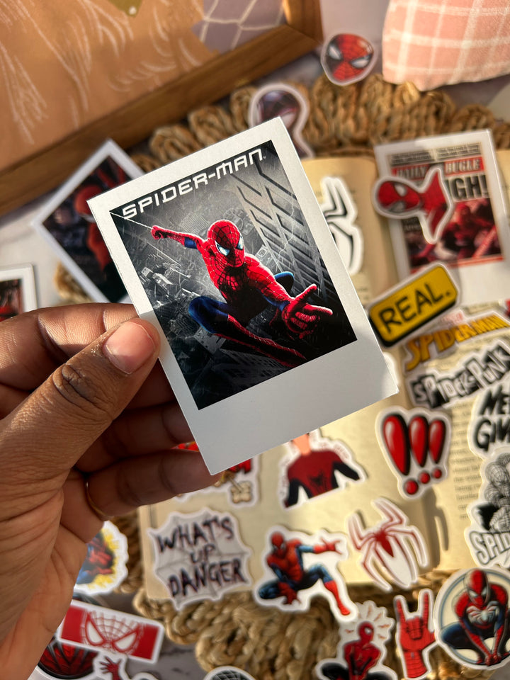 Spiderman sticker pack with cartoon and Marvel designs – Shop ABC