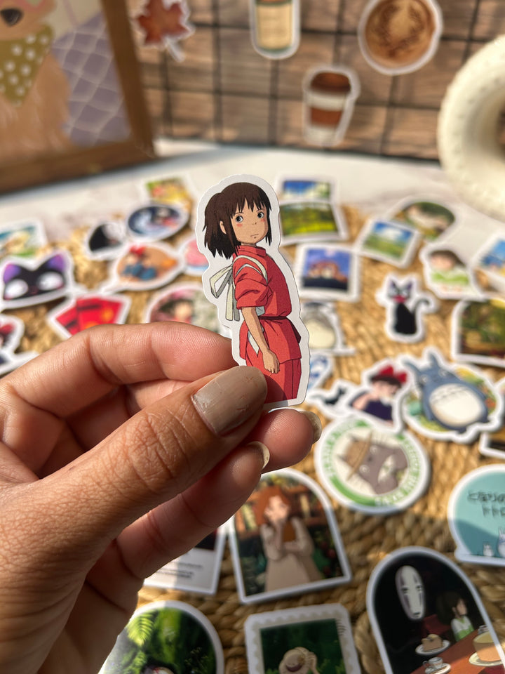 Studio Ghibli cartoon sticker pack for journaling – Shop ABC