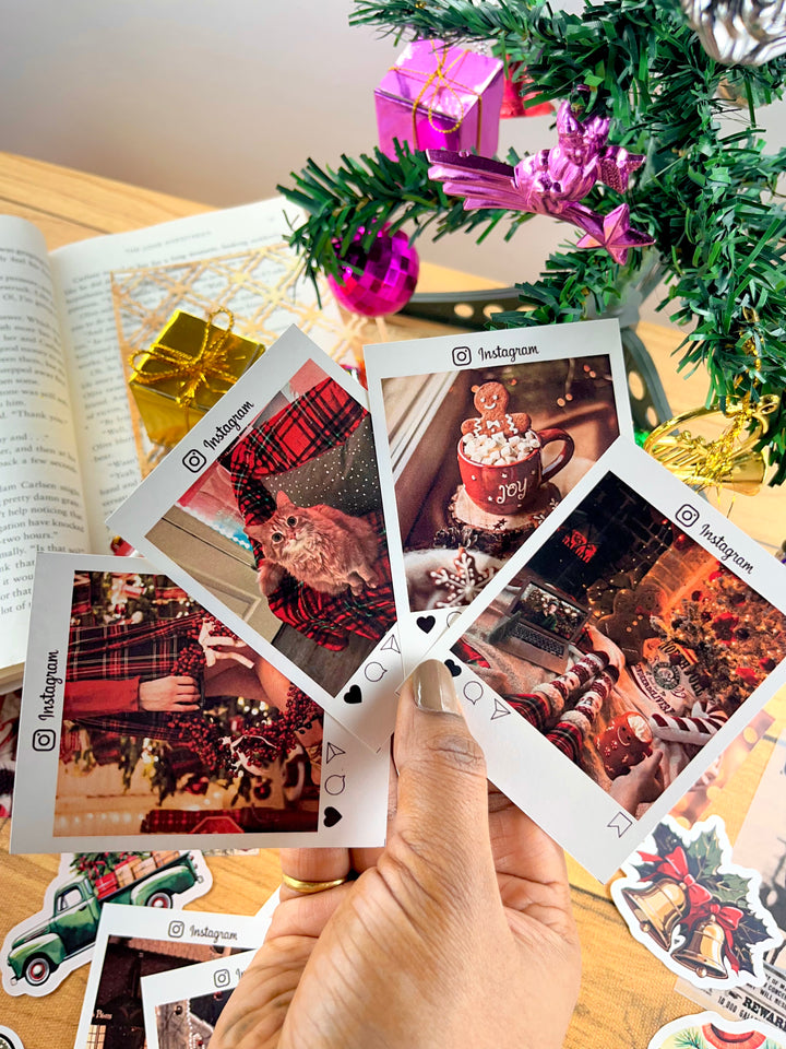 Christmas journaling kit with festive stickers, trees, and gifts – Shop ABC holiday pack