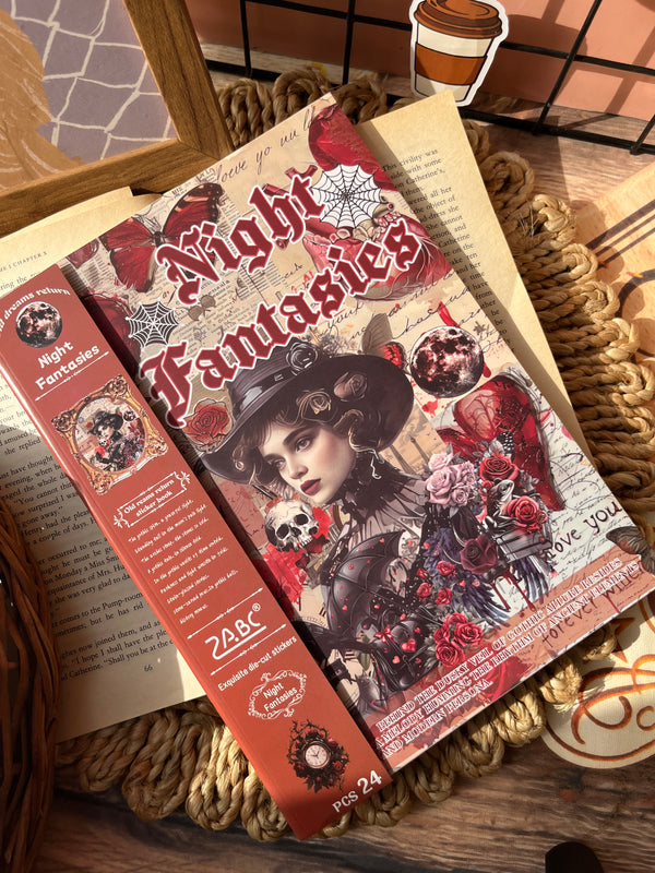 Vintage journal washi sticker book - variant 03