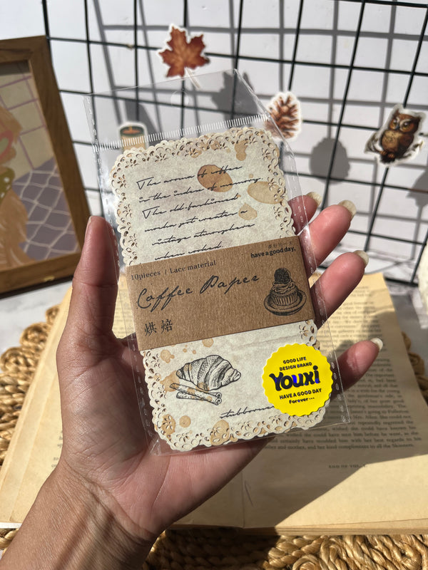 Coffee Lace Memo Sheet Pack - variant 02