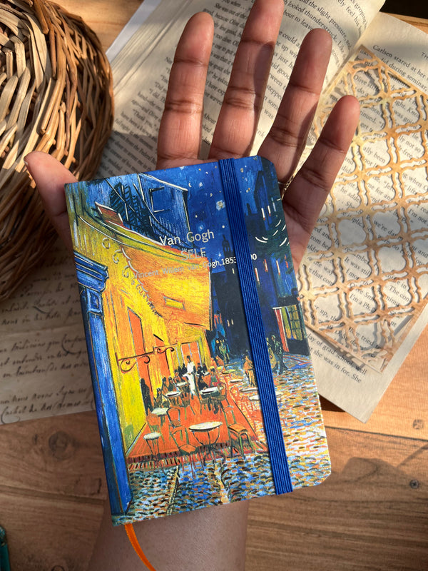 Van Gogh aesthetic ruled A6 Journal - variant 03