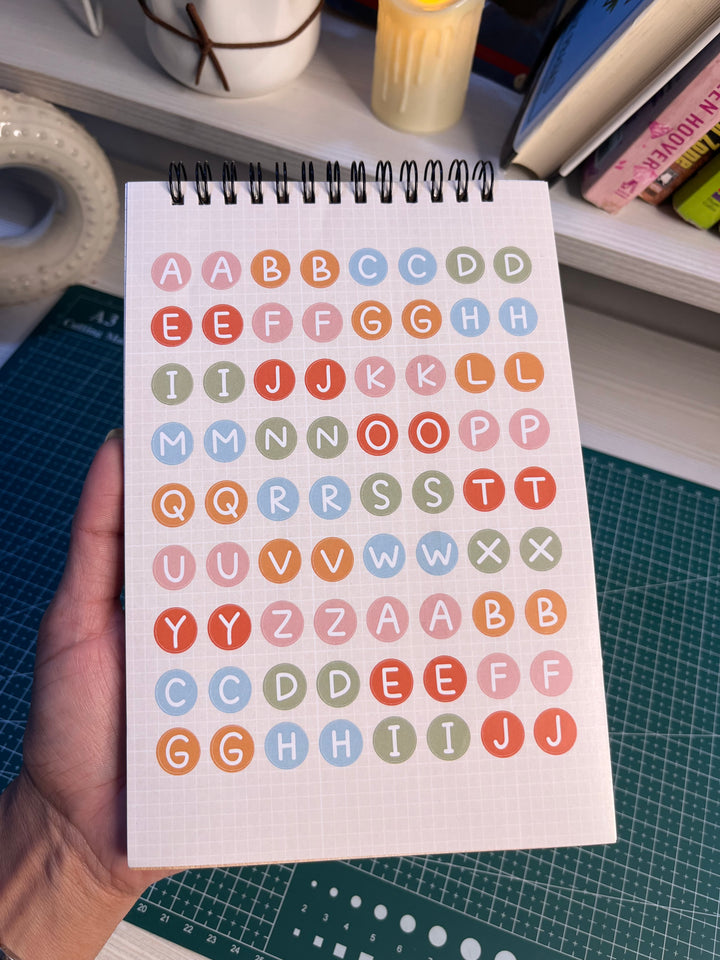 Alphabet sticker book - variant 02 – SHOP ABC
