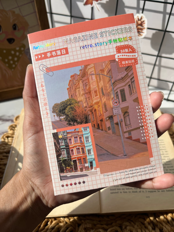 Aesthetic skies sticker book - variant 03
