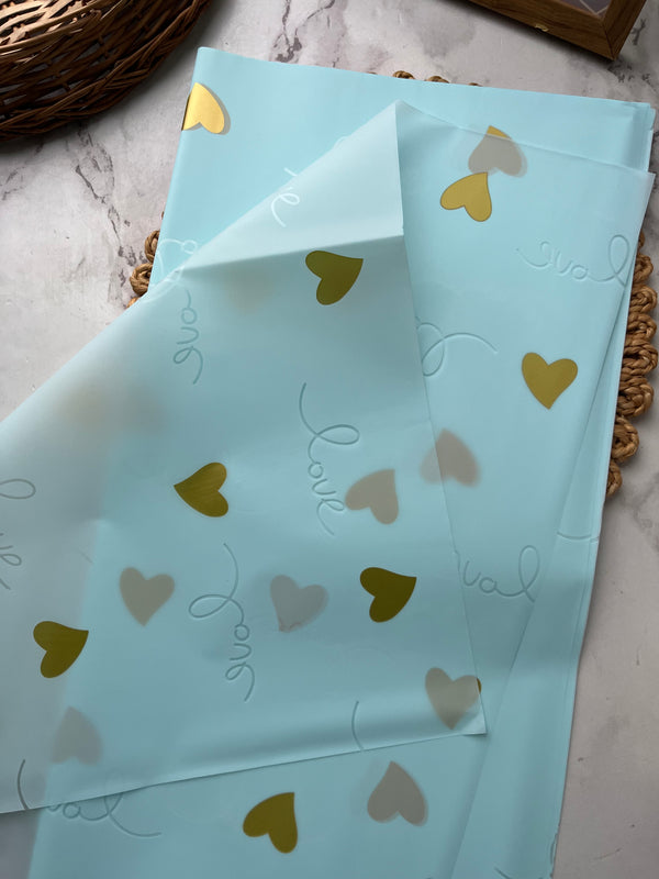 Gift wrapping sheets set of 20 - variant 06