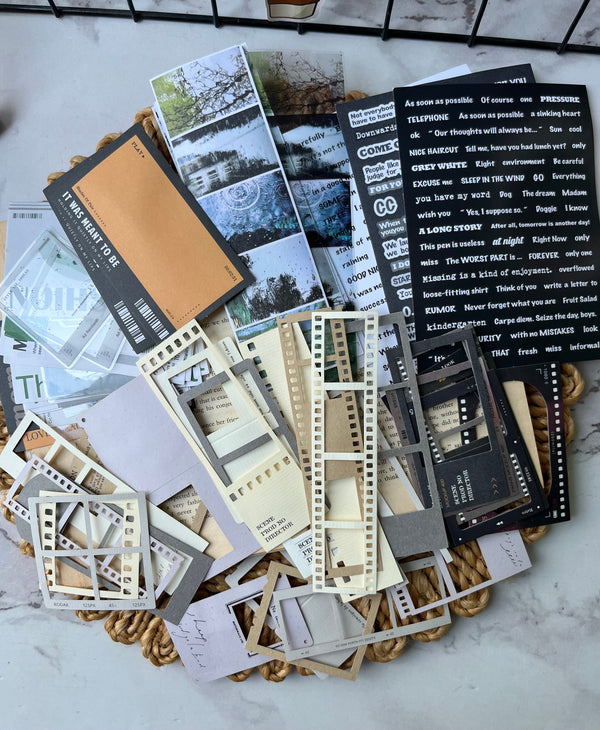 Vintage Nostalgic Film Journaling Kit