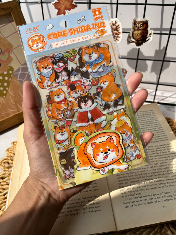 Cute Animal Dog PET stickers - variant 04