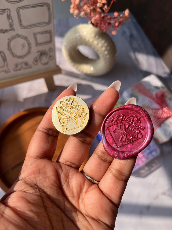 Wax seal stamp - Best of love