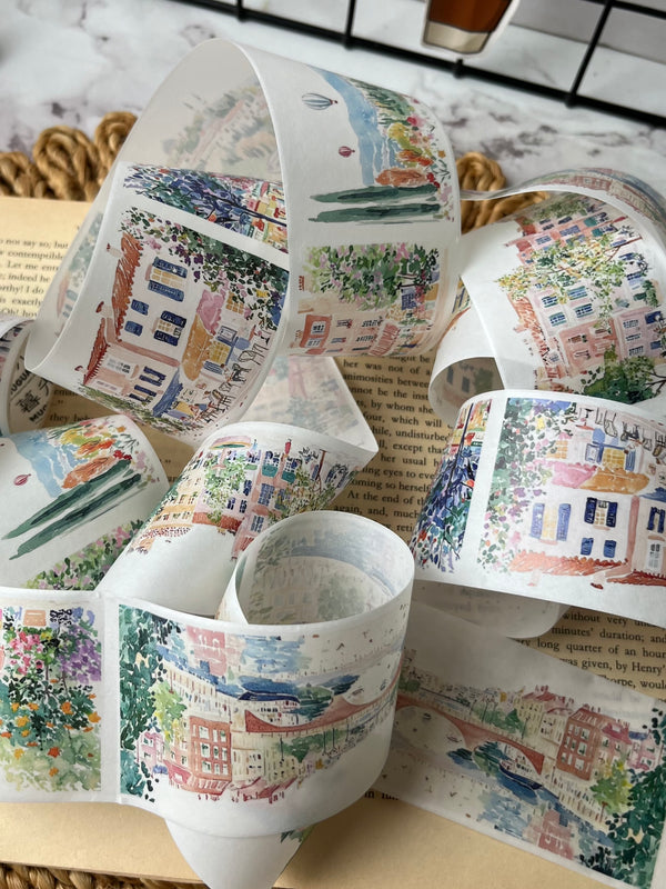 Dreamy Landscape Scenery Washi Tape - variant 04
