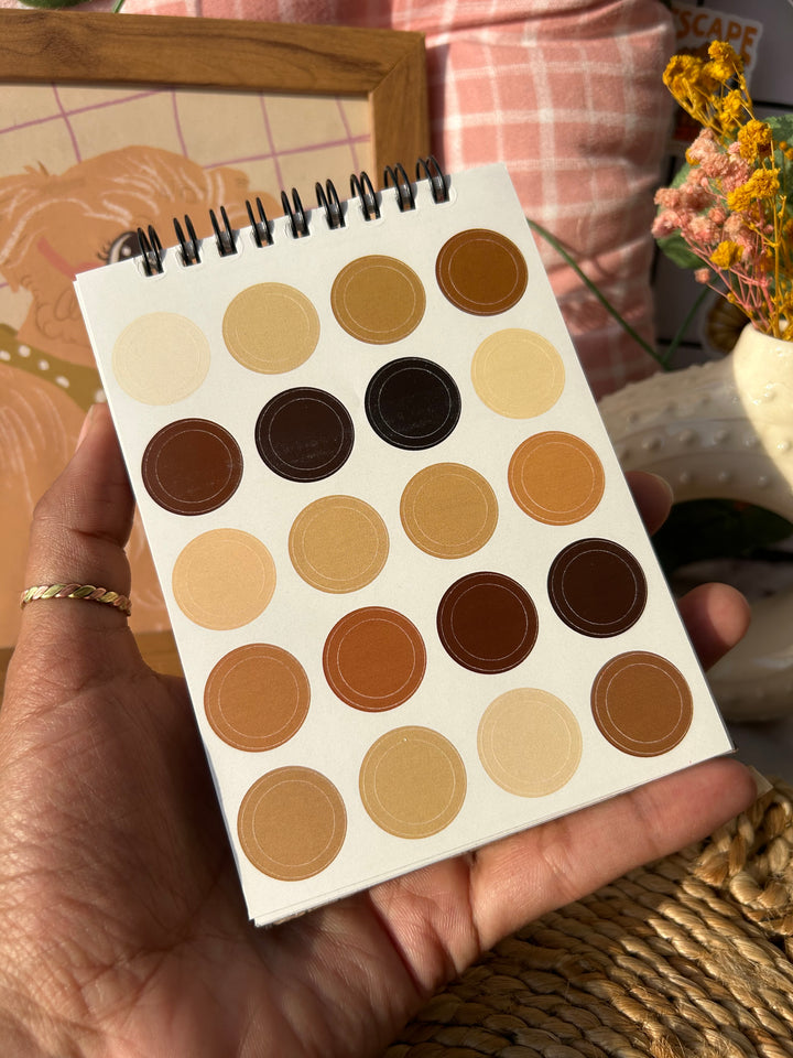 Dot and Ring sticker book for journaling – Shop ABC