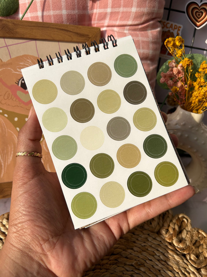 Dot and Ring sticker book for journaling – Shop ABC