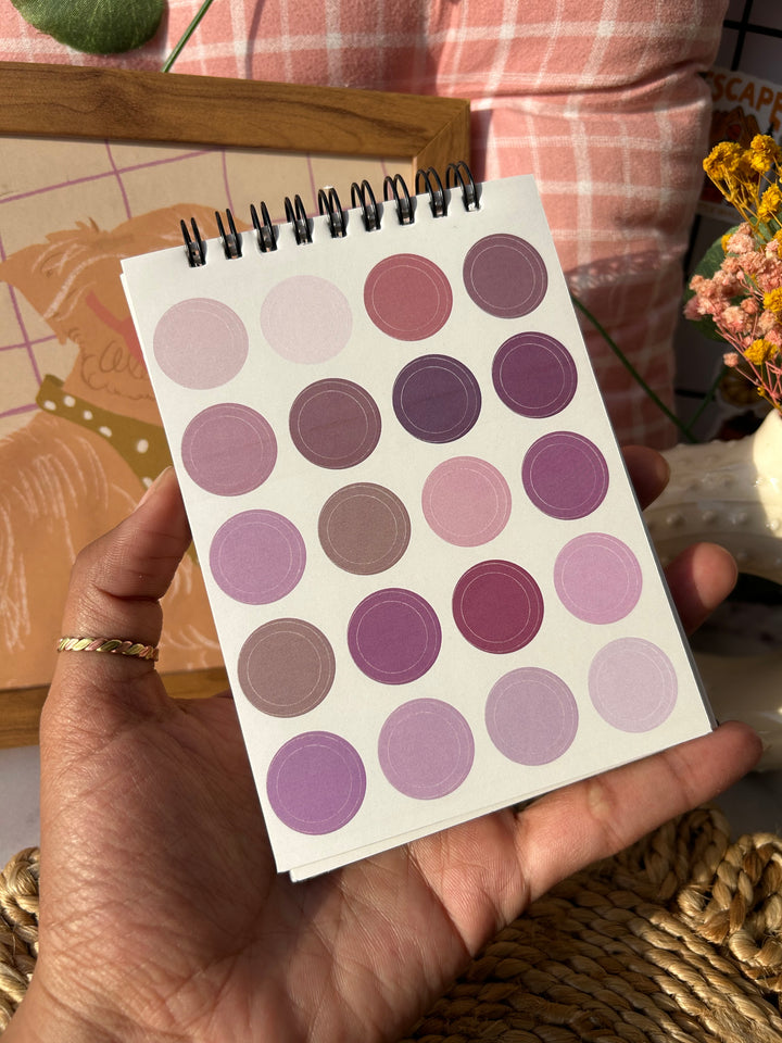 Dot and Ring sticker book for journaling – Shop ABC