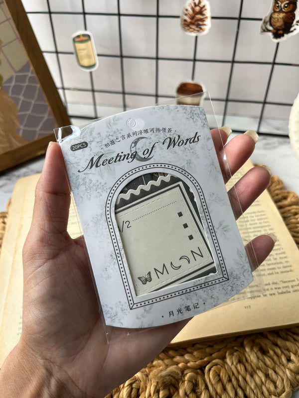Vintage Verse Floral Memo Label Pack - variant 05