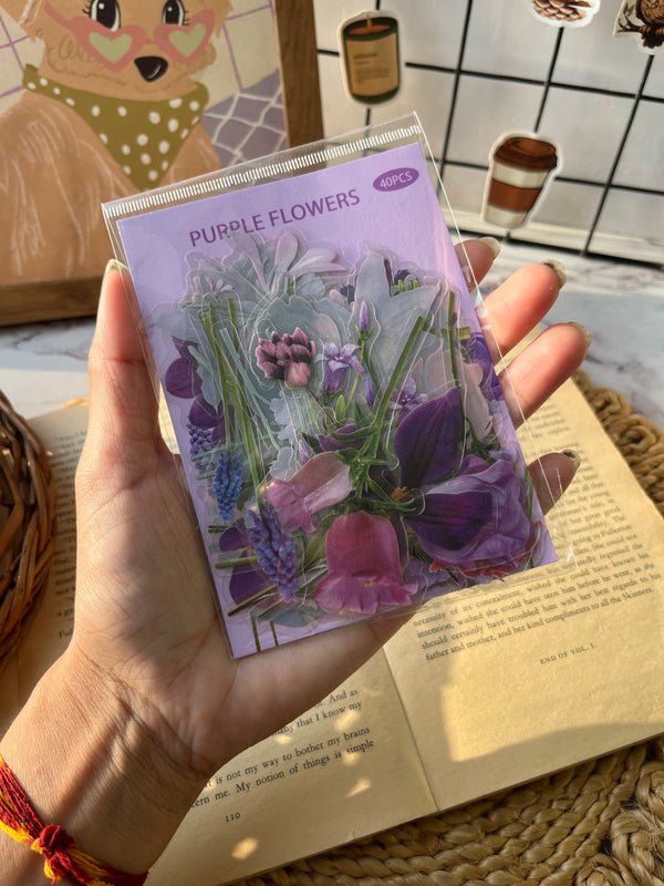 Floral aesthetic pet stickers - variant 03