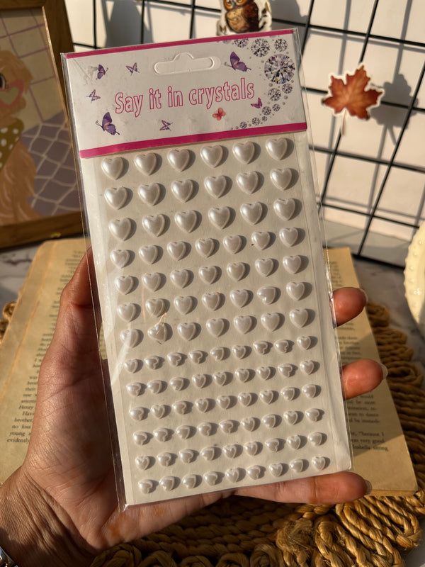 Heart Pearl Sticker Pack - variant 01