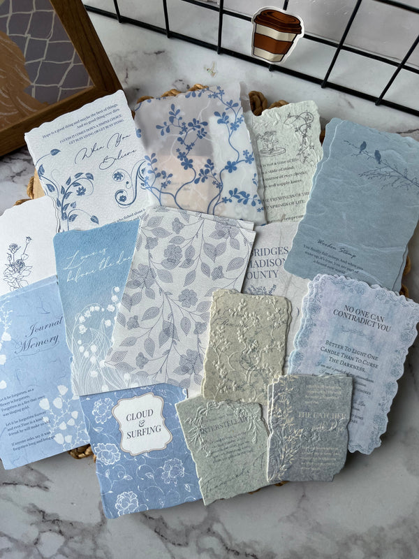 Floral Poetry Embossed Paperpack - variant 03
