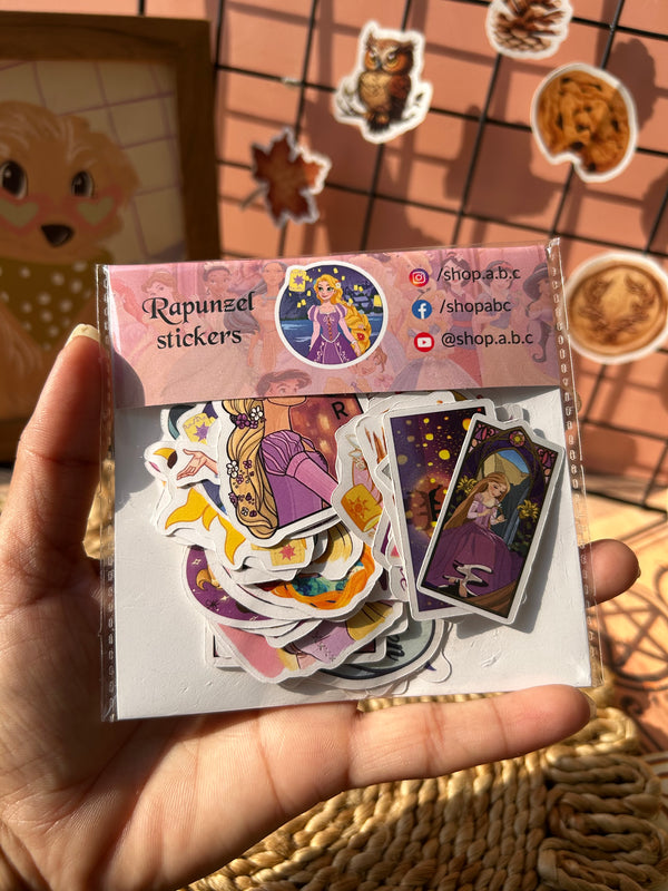 Cartoon Stickers : Rapunzel