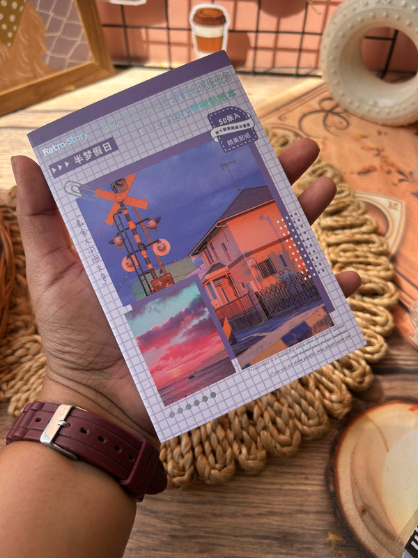 Aesthetic skies sticker book