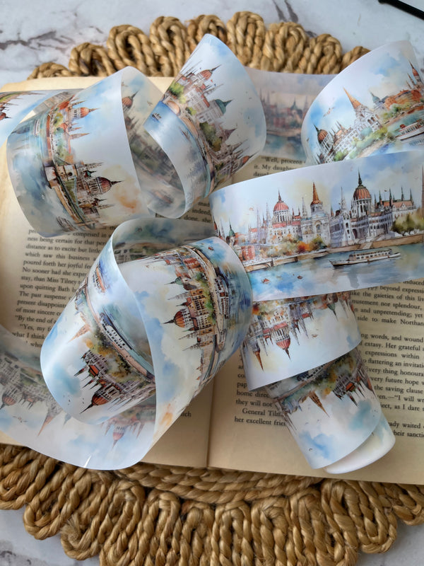 Travel scenery PET tape - variant 02